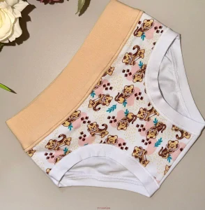 Dívčí kalhotky ALVADA B9812 bianco/nude