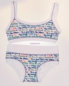 Dívčí set Emy Bimba bb759+B2978 bianco