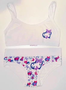 Dívčí set Emy Bimba bb598+B2508 bianco